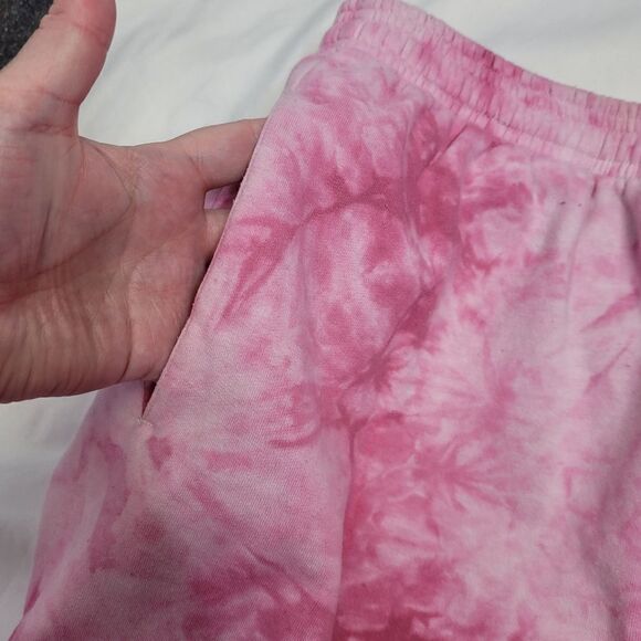 SAMII RYAN pink rose blend tie dye relaxed everyday‎ jogger sweatpants M - Picture 7 of 13